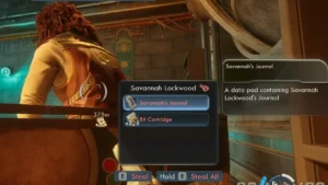 savannah's journal in outer worlds 2