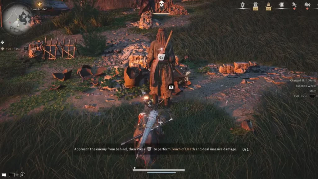 touch of death in where winds meet