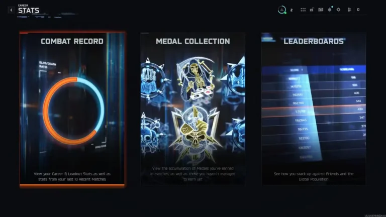 how to see combat record in black ops 7