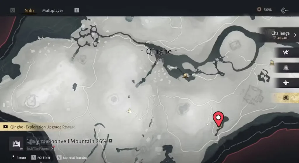 Infernal Twins Sanctum Skill Theft Dungeon Map in Where Winds Meet