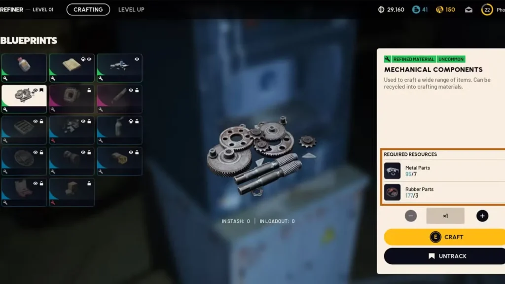 mechanical components in arc raiders