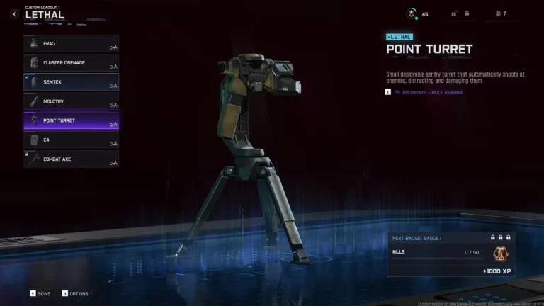 Point Turret in black ops 7