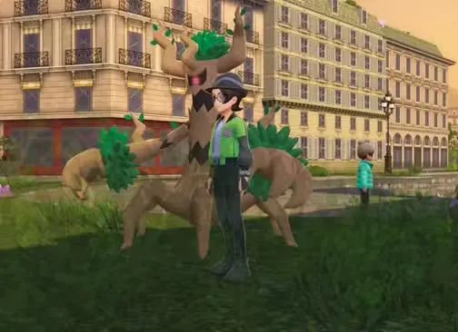 trevenant in lumiose in pokemon legends za