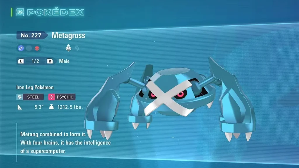Metagross – The Steel Wall