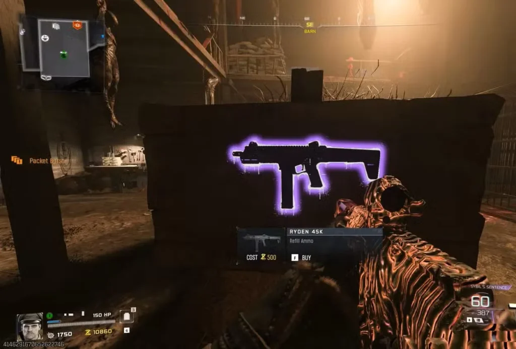 Ryden 45K (Submachine Gun) in Call of Duty Black OPS 7