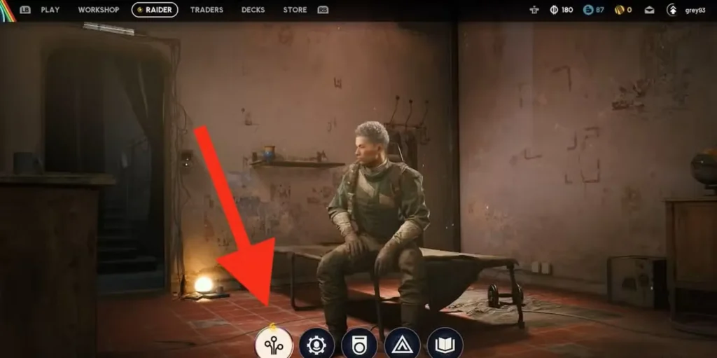 Accessing the Skill Tree