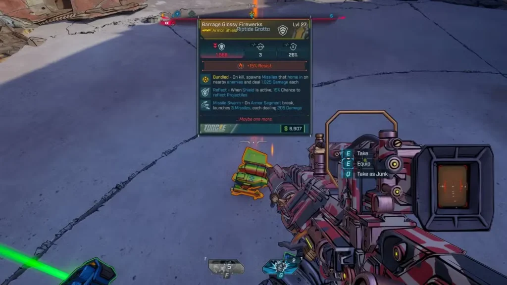 splashzone legendary drops