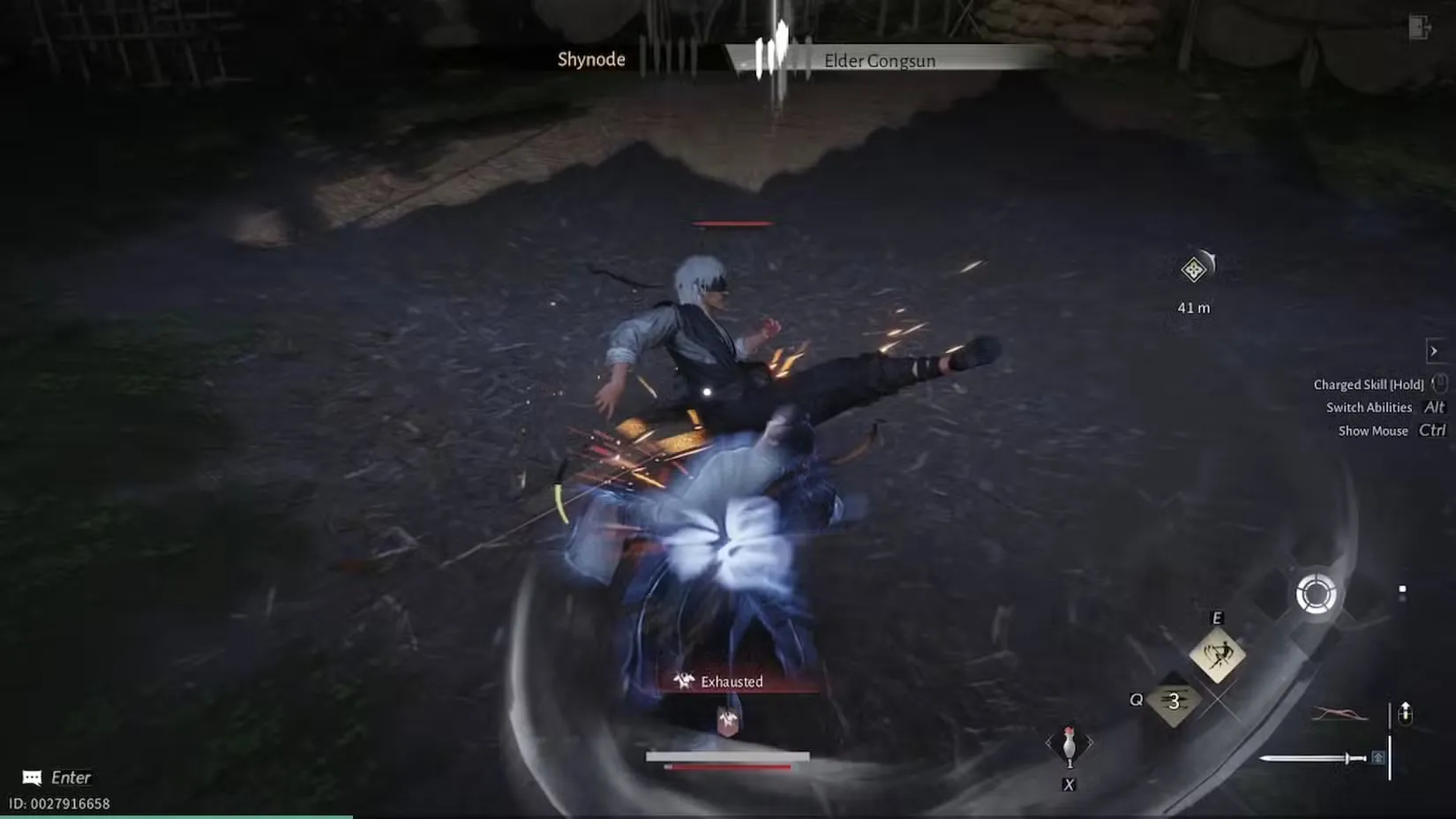 throw a kick combo where winds meet