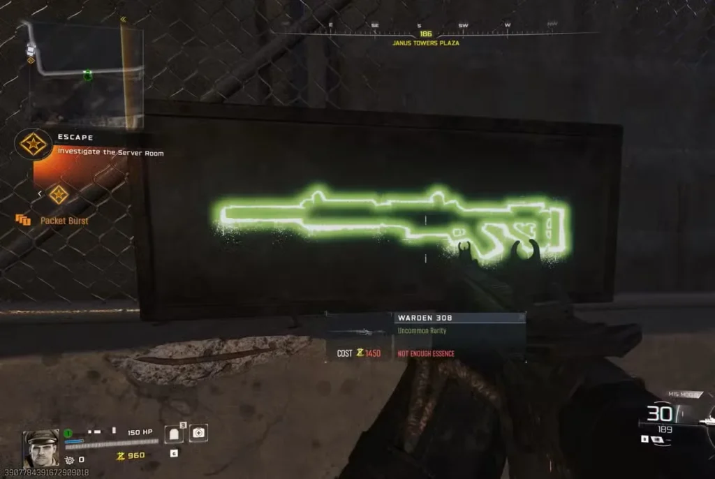 Warden 308 in Call of Duty Black OPS 7