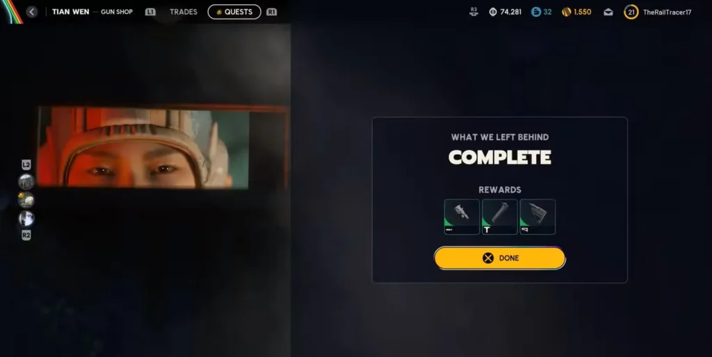 What we left behind quest guide