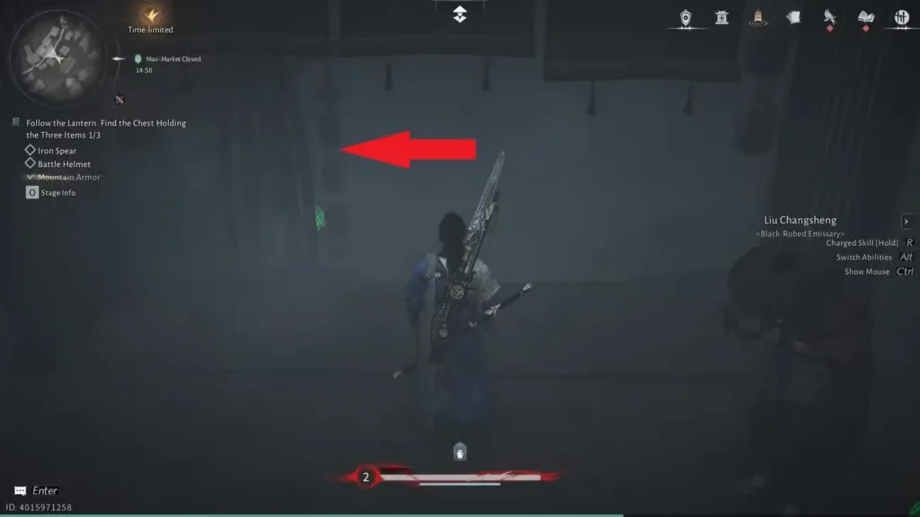 march of the dead helmet location in where winds meet