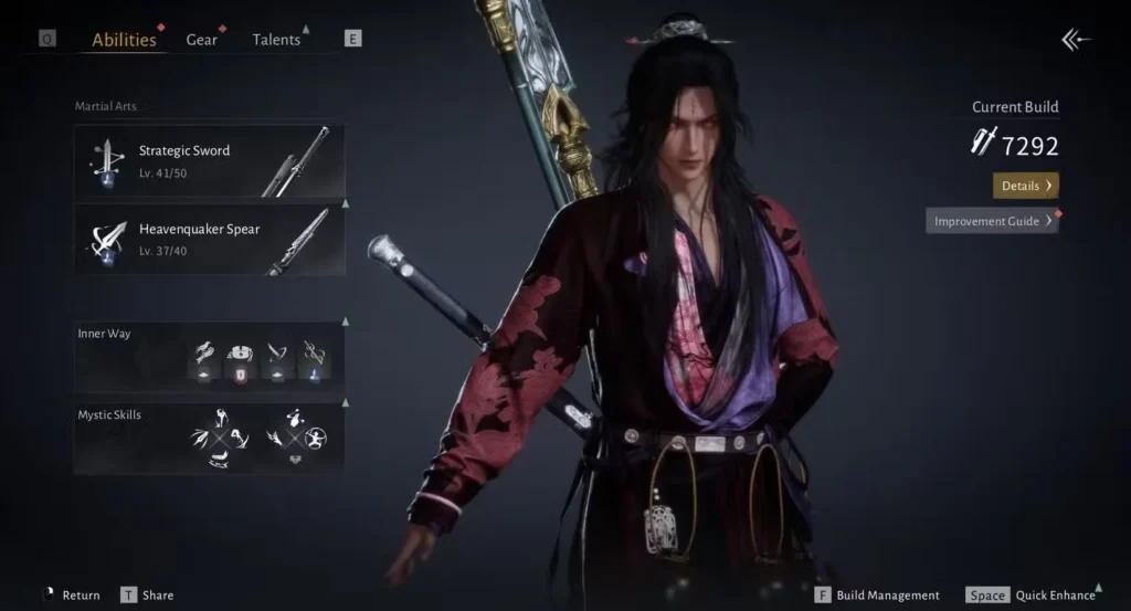 All Character Stats in Where Winds Meet