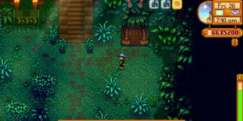 East Ginger Island Golden Walnut Locations in Stardew Valley