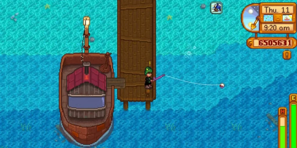 ginger island fishing in stardew valley