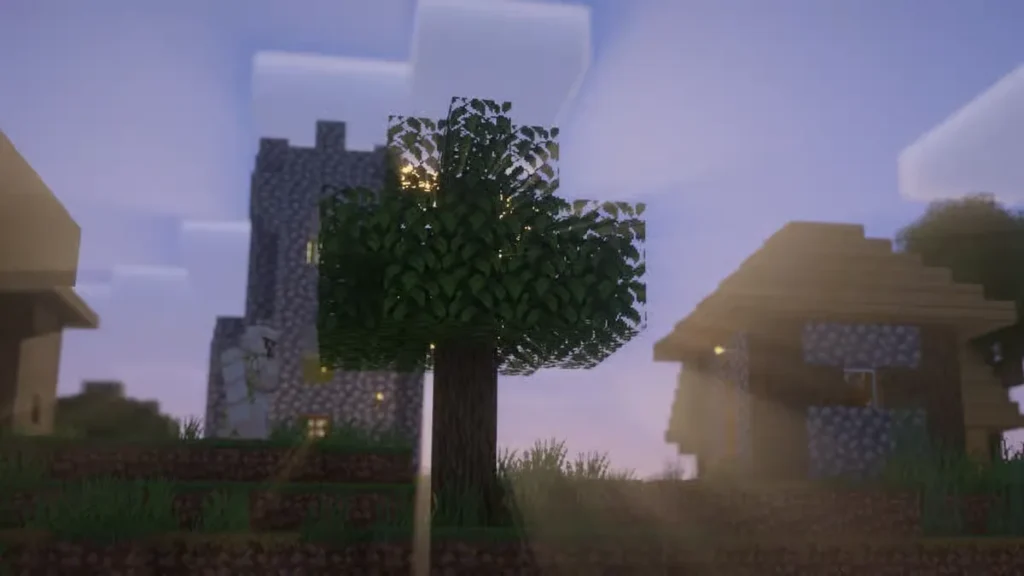 Vanilla Plus Shaders Tree Best Minecraft Bedrock Shaders for 1.21