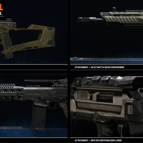 all season 1 attachments in black ops 7