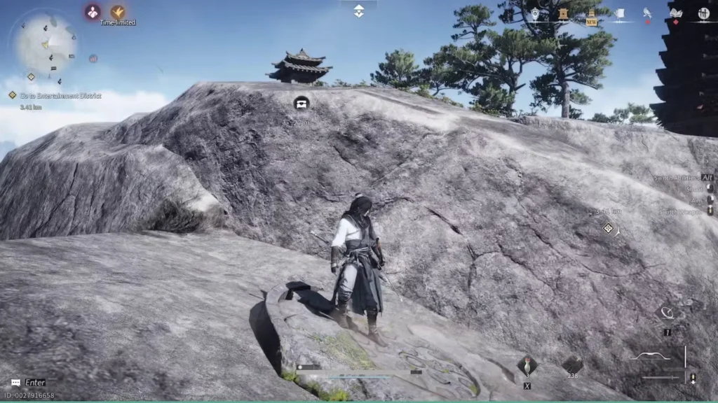 Coin Bag #2: "Omen" Location (Mountain Peak Shrine) in Where Winds Meet