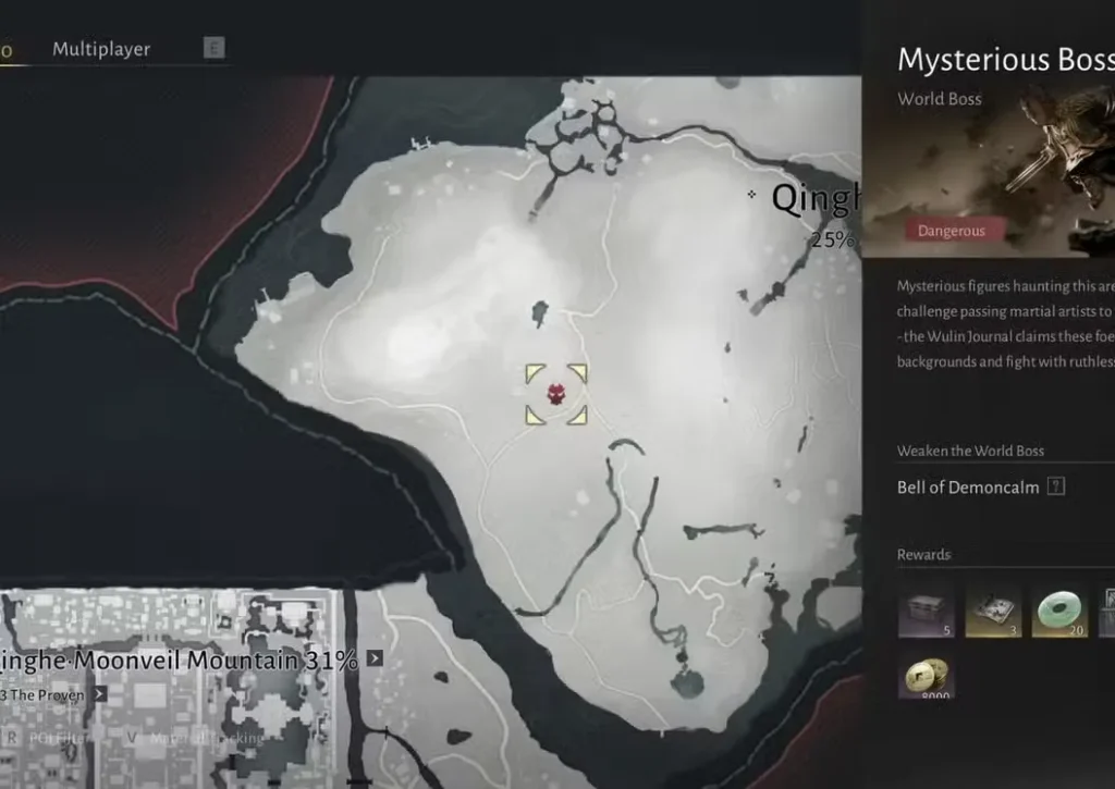 Earth Fiend Diety World Boss in Where Winds Meet