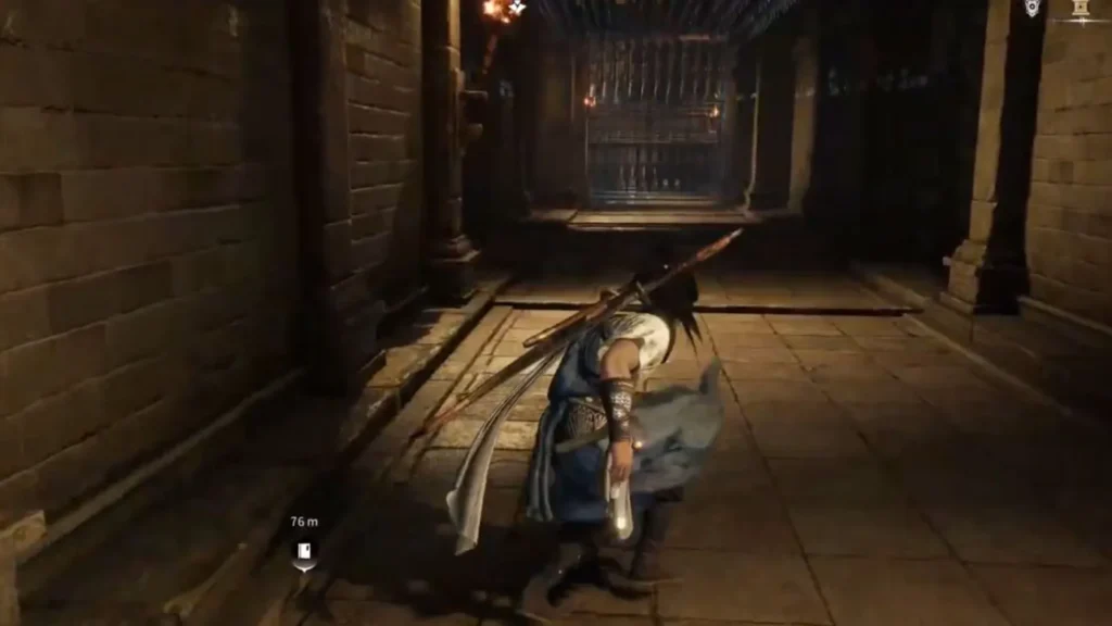 Finding the Short Weapon in the Right Wing in Where Winds Meet Falling Spikes 