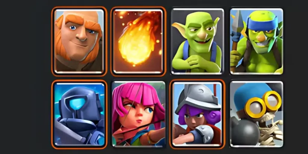 arena giant beatdown deck in clash royale
