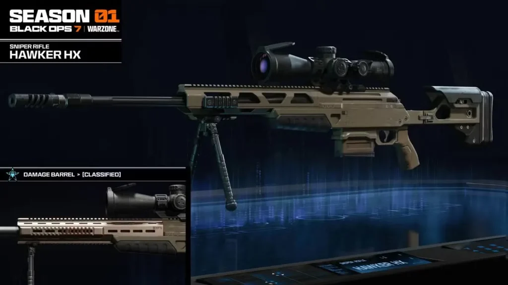 Hawker HX (Sniper Rifle) – Mid-Season Event Black OPS 7