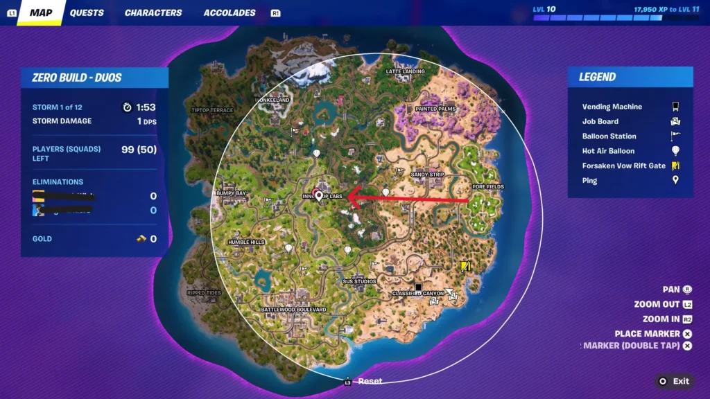 innoloop labs location in fortnite chapter 7 season 1