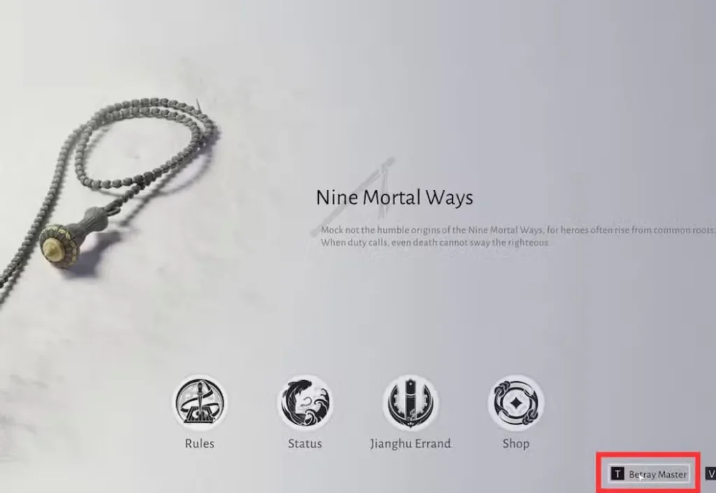 How to Leave the Nine Mortal Ways Sect