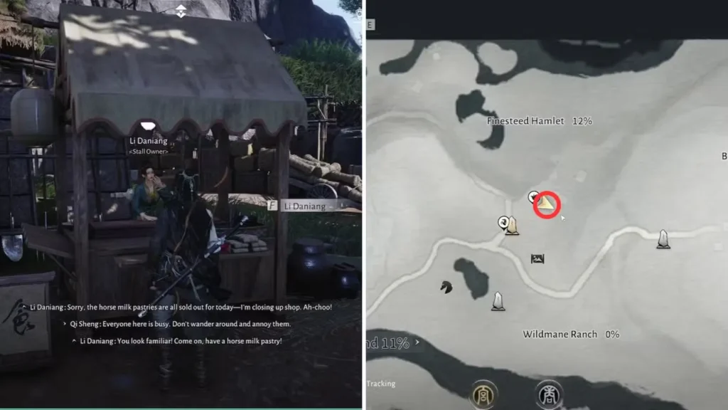 Finesteed Hamlet - Li Daniang Location in Where Winds Meet