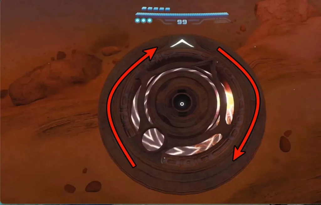 cargo launcher spin counter clockwise in metroid prime 4 beyond