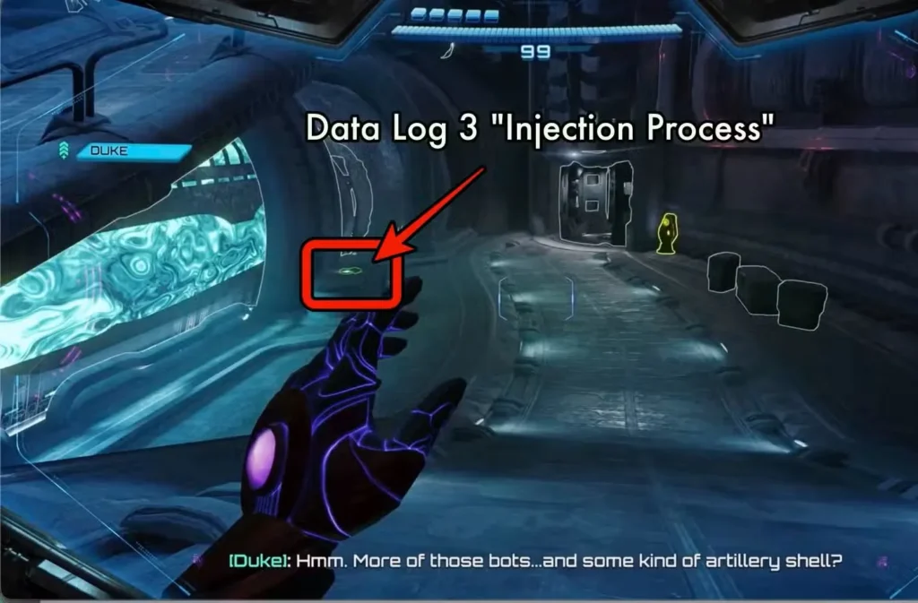 flare pool data log 3 in metroid prime 4 beyond