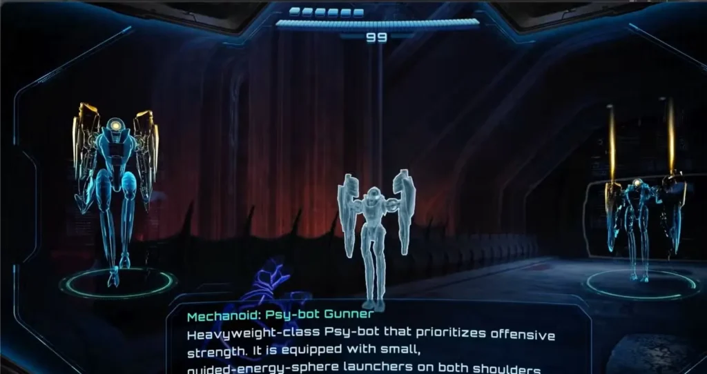 psy bot gunner scan in metroid prime 4 beyond