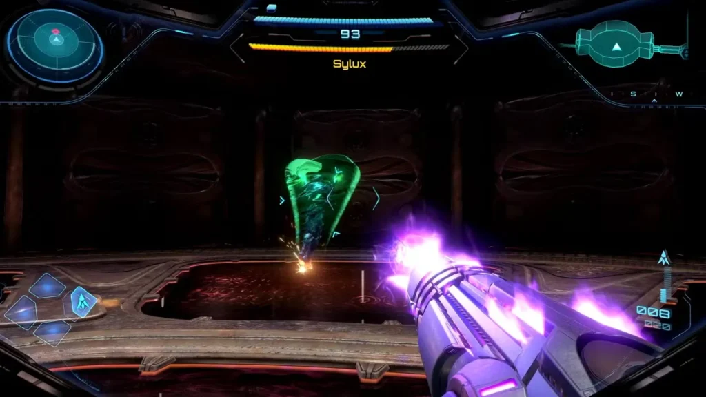 sylux green spin attack in metroid prime 4 beyond