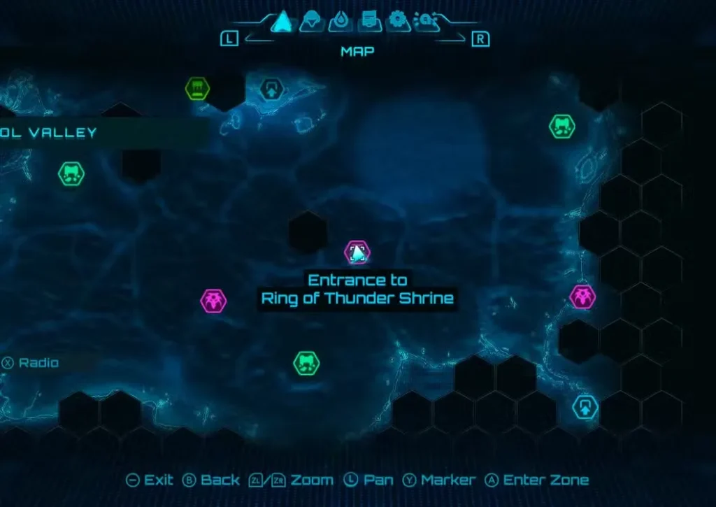 Energy Tank #6 - Sol Valley (Ring of Thunder Shrine) Location in Metroid Prime 4 Beyond