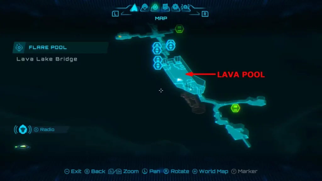 lava pool in metroid prime 4 beyond 