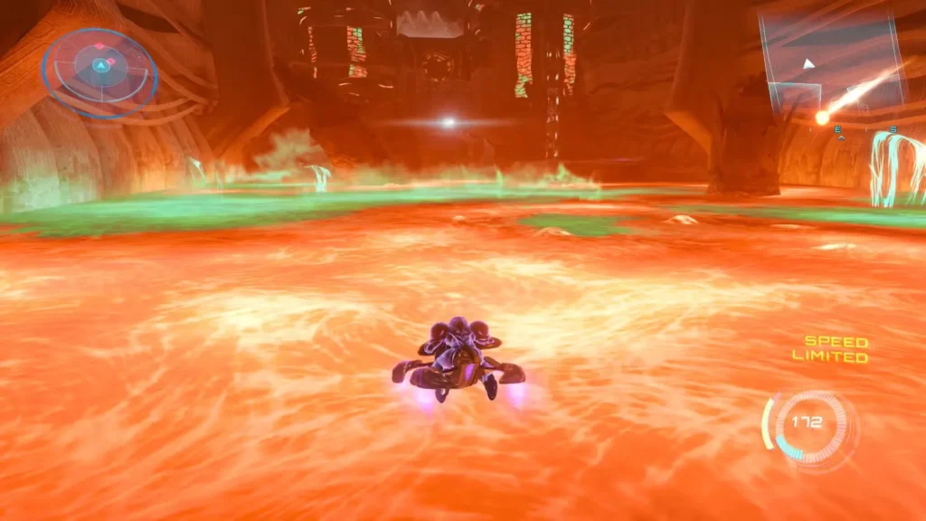 lava pool cross metroid prime 4