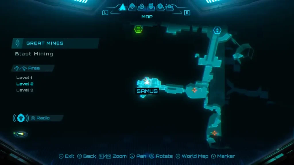 Great Mines Missile Expansion 2 Location in Metroid Prime 4: Beyond