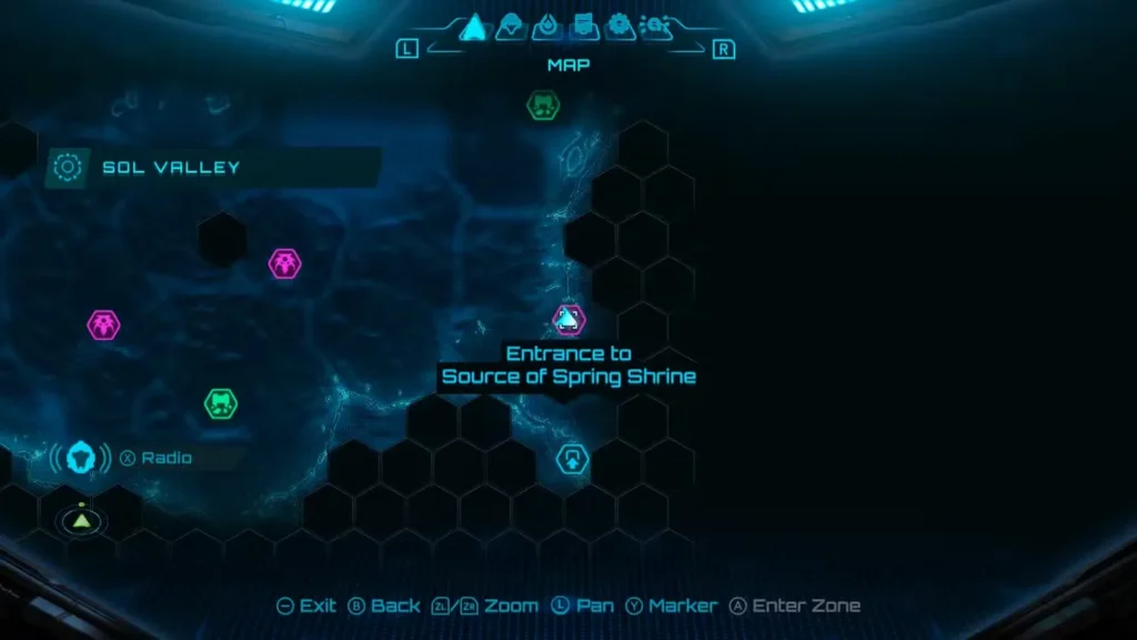 Sol Valley Missile Expansion 6 Location in Metroid Prime 4: Beyond