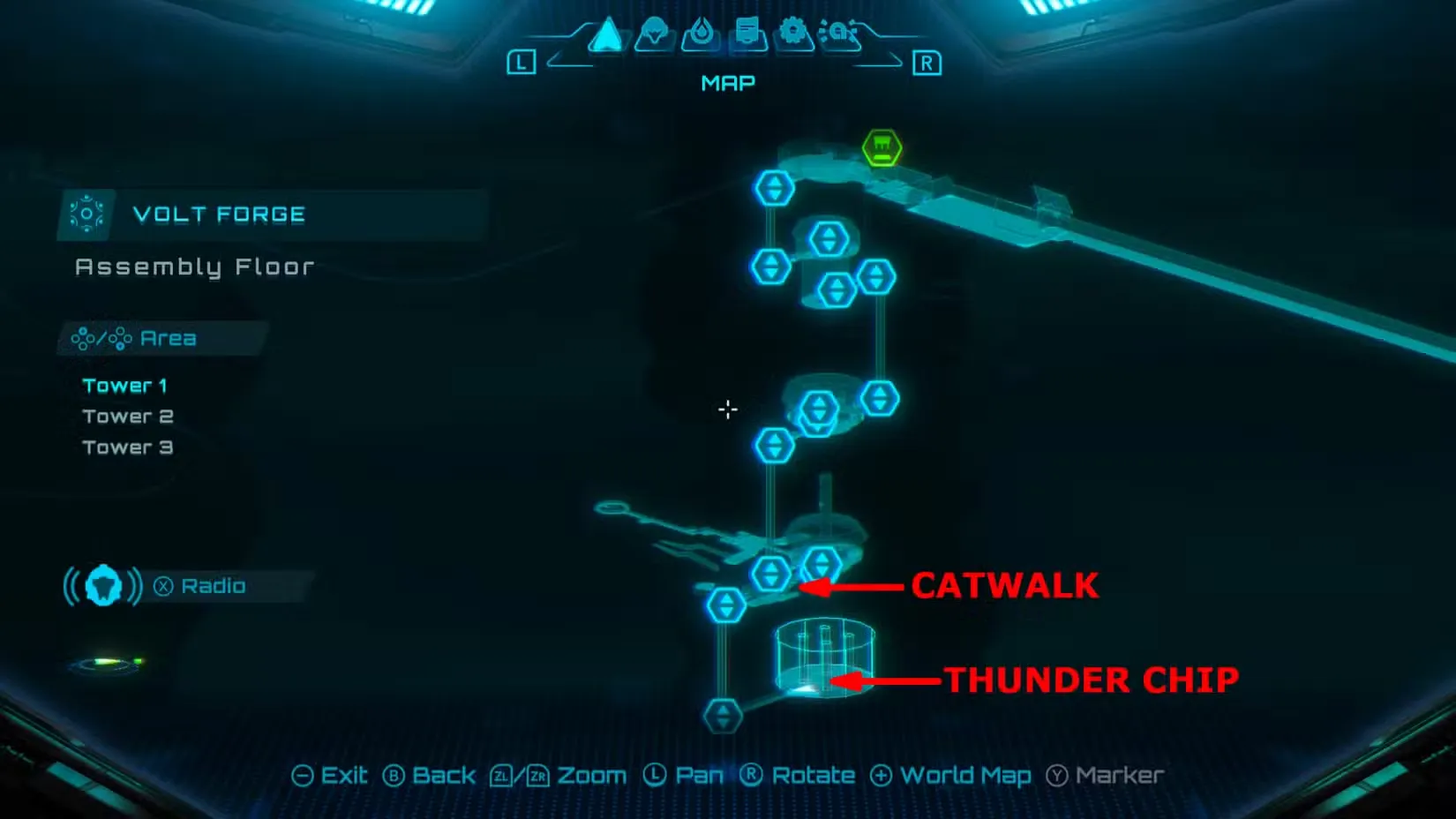 thunder chip volte forge in metroid prime 4