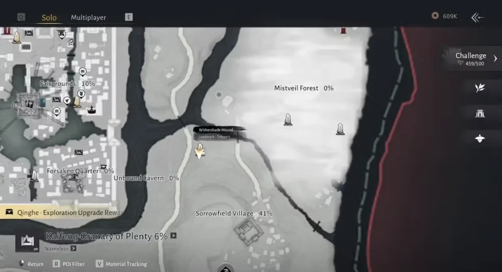 Mistveil Forest Cures in Where Winds Meet