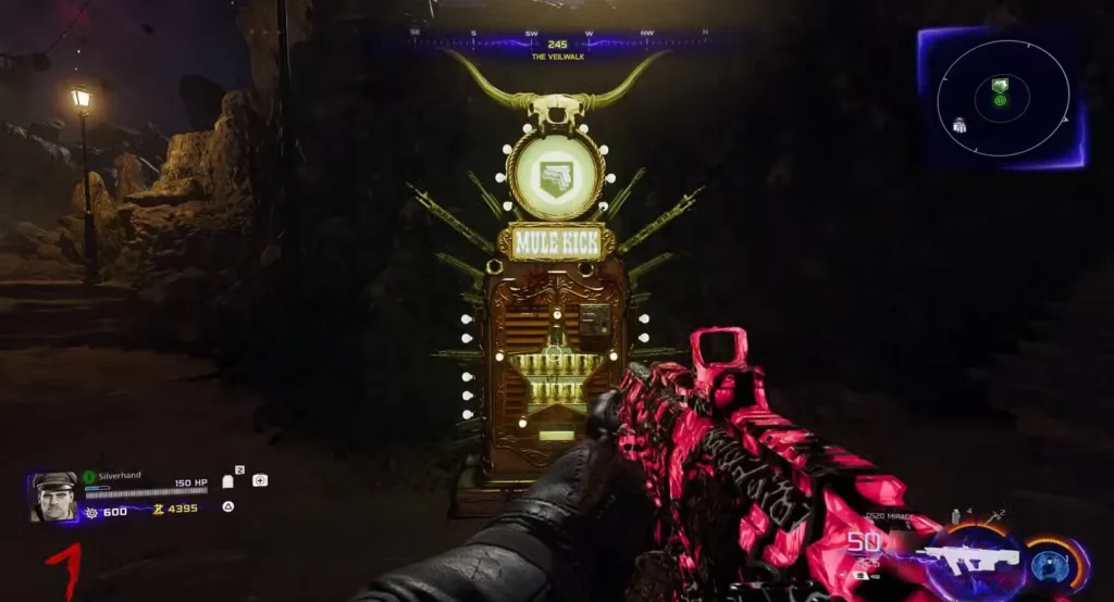 Mule Kick Location – The Veilwalk (West Wall) in Black Ops 7