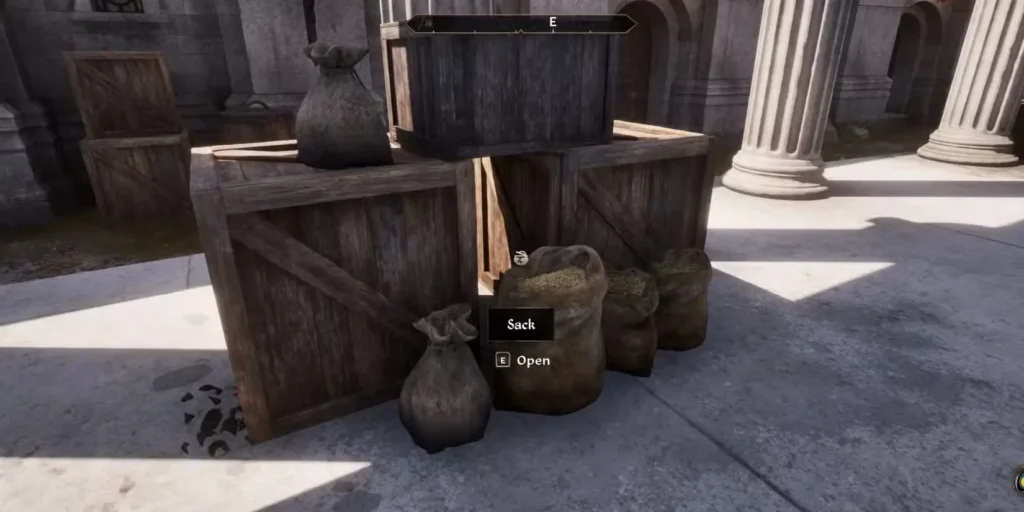 sack to store items in oblivion remastered