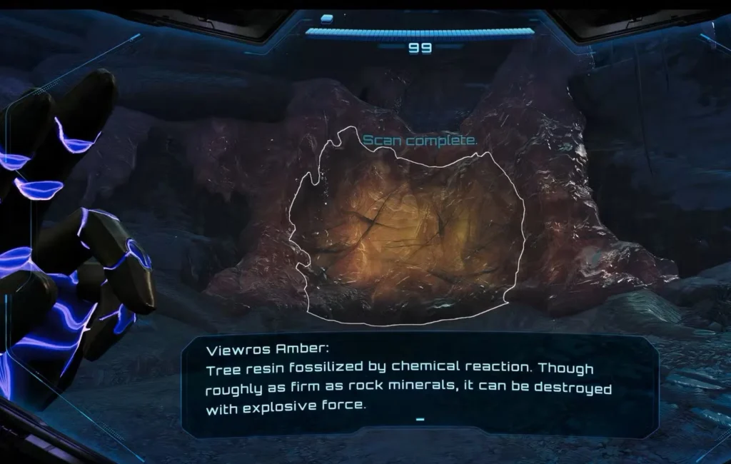 viewros amber explosive force in metroid prime 4