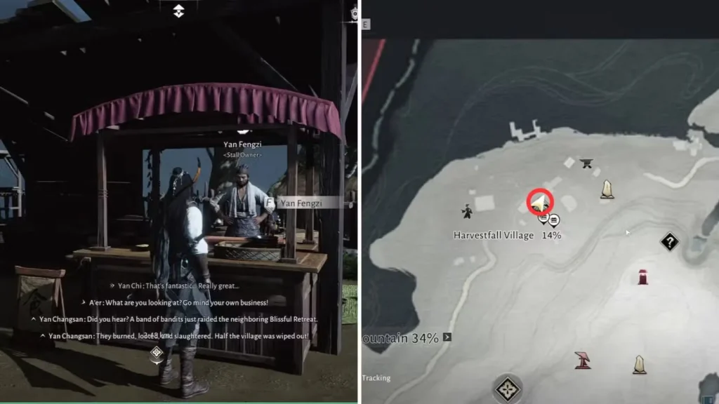 Harvestfall Village - Yan Fengzi Location in Where Winds Meet