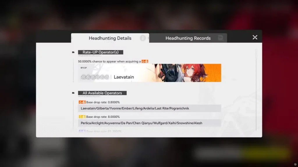 Gacha Banners and Rates in Arknights Endfield
