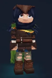 Raven Leather Set in Hytale