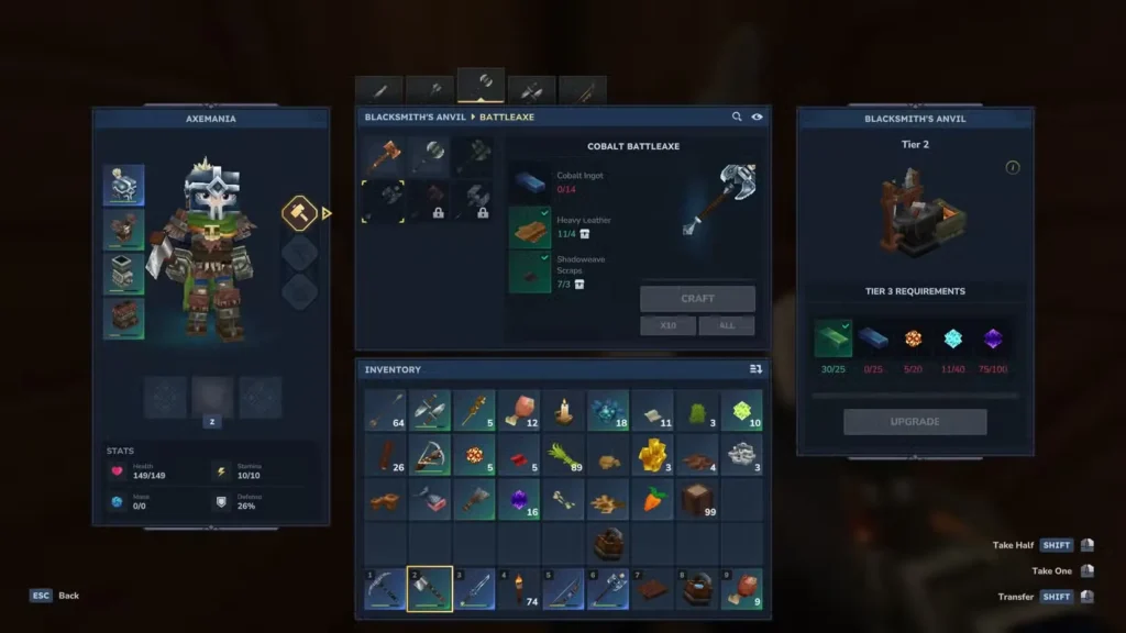 using shadoweave scraps in hytale