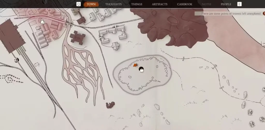 map of the graveyard in pathologic 3