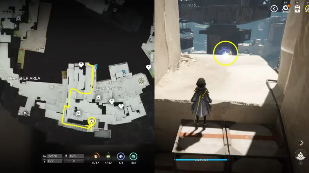 aburrey quarry aurylene location 14 in arknights endfield