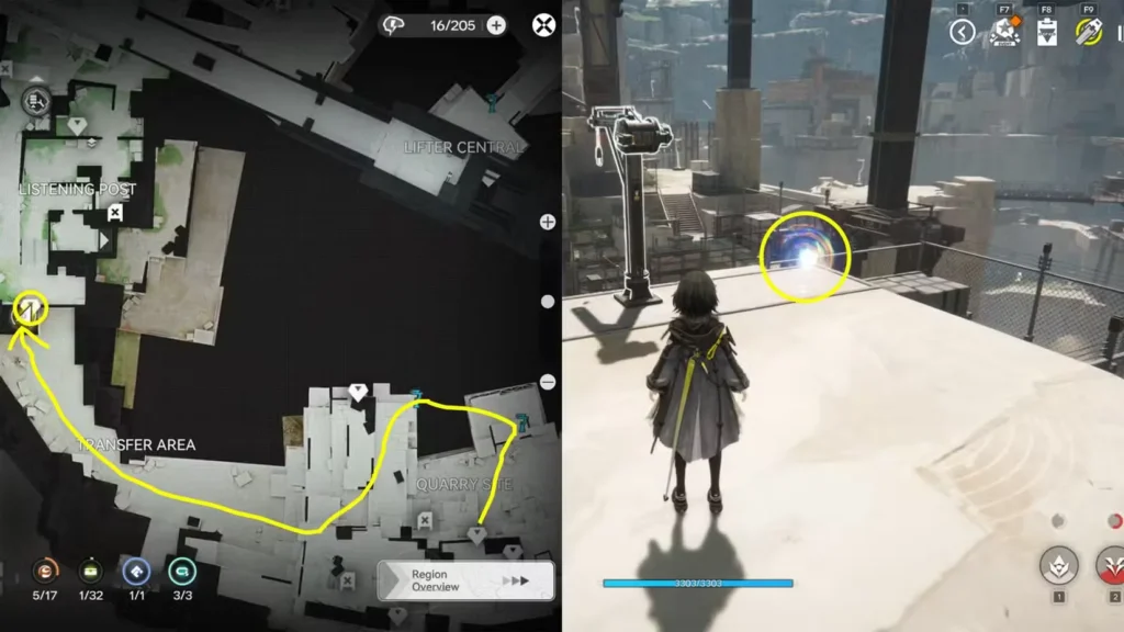 aburrey quarry aurylene location 16 in arknights endfield