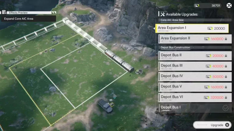 arknights endfield how expand core aic area size upgrade ak enfield cost unlock